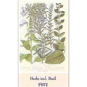  Herbs Incl Basil Poster Print