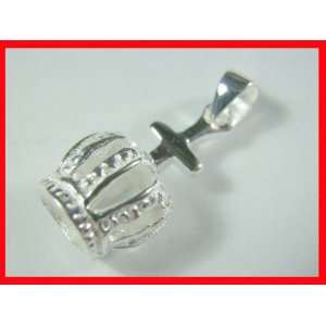 Crown Royalty Pendant Solid Sterling Silver .925 #2628