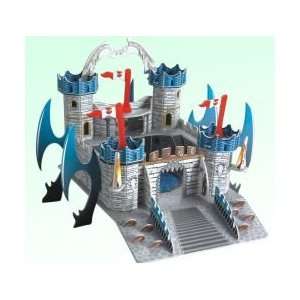  3d Dragon Fantasy Med Evil Castle Puzzle Model Kit: Toys 