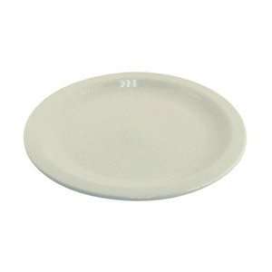    10.25 Narrow Rim White Ceramic Plate (07 1309): Kitchen & Dining