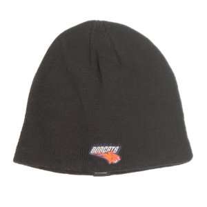   Bobcats Black Small Logo Knit Beanie Hat (Uncuffed): Sports & Outdoors