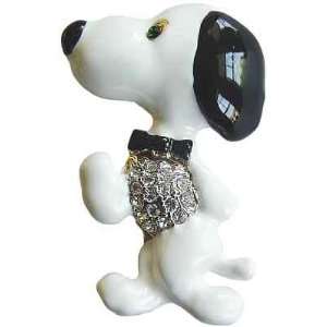 Snoopy in Vest and Bow Tie Pin 
