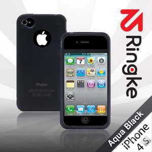Apple iPhone 4S Rearth Ringke Cover Case [Aqua Black]  