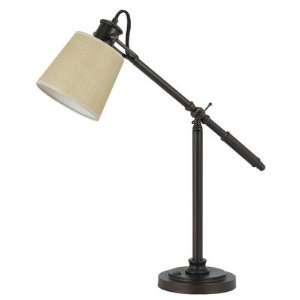 Cal Lighting BO 2204TB Rockwall Adjustable Desk Lamp, Dark 