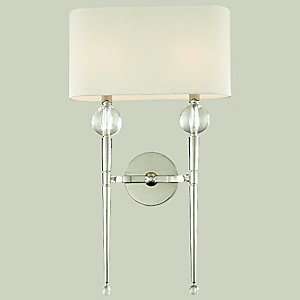  Rockland 2 Light Wall Sconce by Hudson Valley
