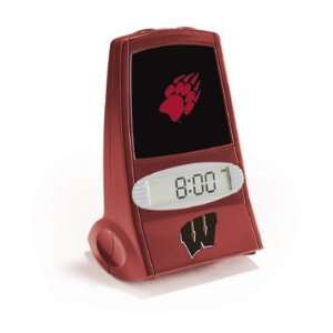 Wisconsin Badgers Digital Rocking Alarm Clock  Sports 