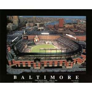 MLB Baltimore Orioles Camden Yards Aerial Stadium Picture 