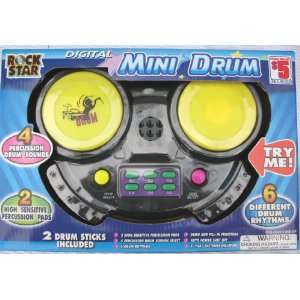  Rock Star Digital Mini Drum: Toys & Games