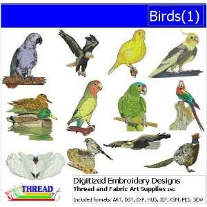 Digitized Embroidery Designs   Birds(1)   CD