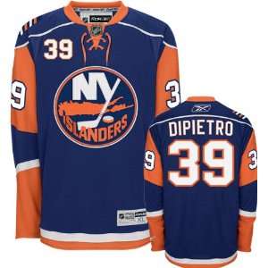  Rick DiPietro Jersey Reebok Navy #39 New York Islanders 