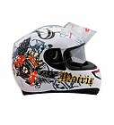Dot Adult Black Yellow Butterfly Dual Visor Full Face Motorcycle 