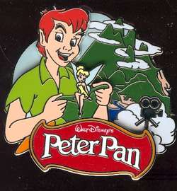 Disney Pin 71263 Walts Classic Collection   Peter Pan and Tinker 