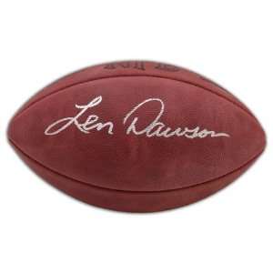 Len Dawson Autographed Football  Details Football  