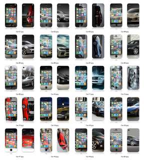 Apple iPhone 4S Protective Skin Decal Cover Super Cars Images 100s of 