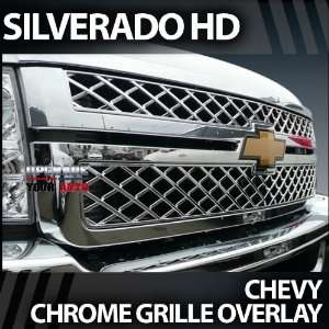    2012 Chevy Silverado HD Chrome Grille Overlay 2500 3500 Automotive
