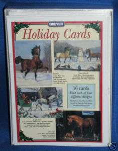 Breyer~Christmas~2001~16 Holiday Cards~NIB~RARE~WOW  
