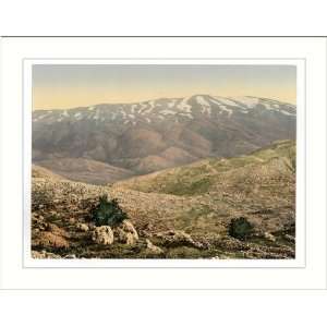  General view Mount Hermon Holy Land (Lebanon and Syria), c 