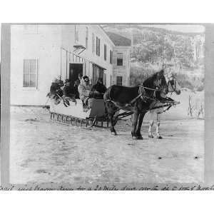  Moosehead Lake,Maine,ME,1889,mail sled,Kineo