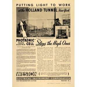  1932 Ad Weston Electrical Instrument Photronic Cell 