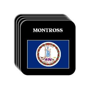  US State Flag   MONTROSS, Virginia (VA) Set of 4 Mini 