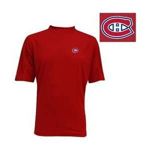  Antigua Montreal Canadiens Technical Mock Neck T shirt   MONTREAL 
