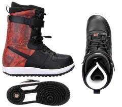 nike zoom force 1 red dragon snowboard boots men size