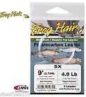 Frog Hair Fluorocarbon fly fishing Leader 3 X  