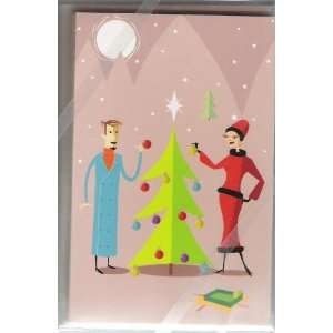  Shag Christmas Card Set Contemporary Holiday Decorating 