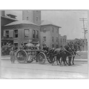   Engine no. 6   York,PA,fire department,1911,horse: Home & Kitchen