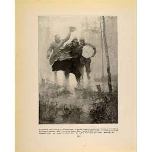   Three Men N. C. Wyeth   Original Halftone Print