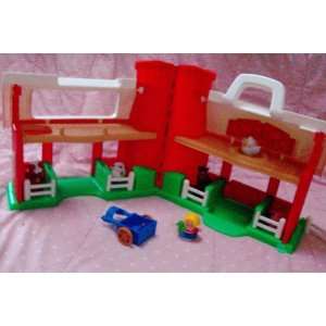   : Fisher Price Little People Barn Yard Toy with Animals: Toys & Games