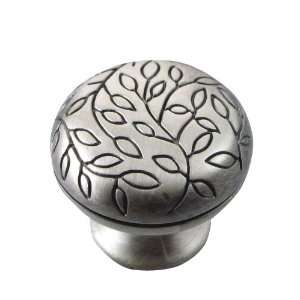  Mng   Vine Knob (Mng10211) Satin Antique Silver: Home 