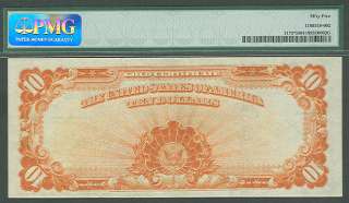 10 Gold Certificate, STAR NOTE, 1922, Fr. #1173*, PMG Grade 55AU