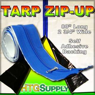 Zipper Door Tarp Zip Up Instant Hydroponics Grow Tent  