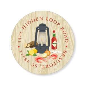  Low Country Boil Round Stickers