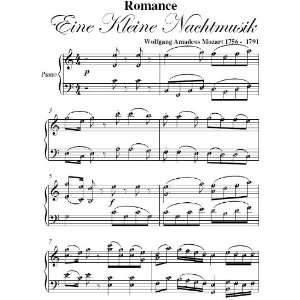   Elementary Level Piano Sheet Music: Wolfgang Amadeus Mozart: Books