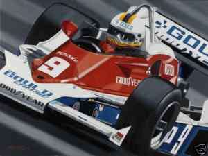 RICK MEARS PAINTING 1979 INDY 500 COLIN CARTER  