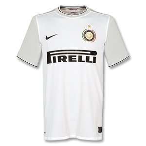  09 10 Inter Milan GK Jersey   White: Sports & Outdoors