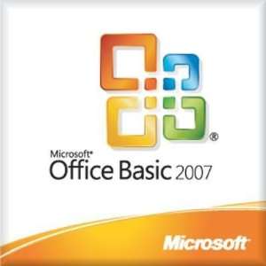  New Microsoft Oem Software Office 2007 Basic 1 Pc Contains 