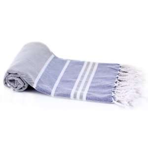  Cotton Turkish Bath Towel   Hurrem Sultan Pestemal   Grey 