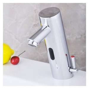   Bathroom Sink Faucet with Hydropower Automatic Sensor (Hot and Cold