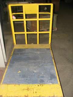 LARGE WARHOUSE CART ON HD CASTERS 5 FT LONG  