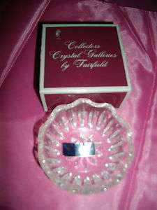 CRYSTAL GALLERIES by FAIRFIELD 24% LEAD CRYSTAL BOWL, NEW IN BOX 