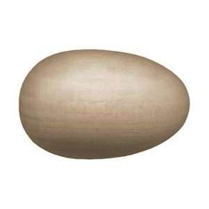  Darice Wood Egg 2 1/2 1/Pkg 9104 98; 6 Items/Order