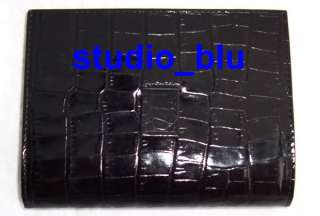 MARTIN MARGIELA 11 Black Alligator Leather Wallet  