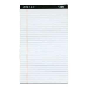  TOPS 63590 Docket Legal Ruled Pad, 16#, Legal Size, White 