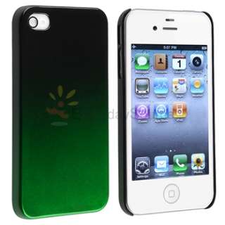   Green Case+PRIVACY FILTER for Sprint Verizon AT&T iPhone 4 G 4S  