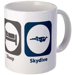  Eat Sleep Skydive Funny Mug by CafePress: Kitchen & Dining