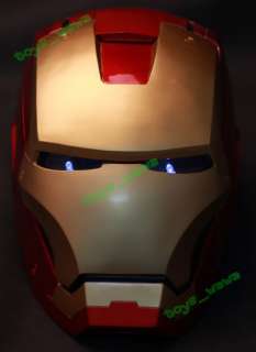 K42C Painted IRON MAN 11 Light/Opened/Wearable Rusin Helmet  