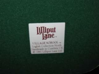 Lilliput Lane VILLAGE SCHOOL, England Collection LE  